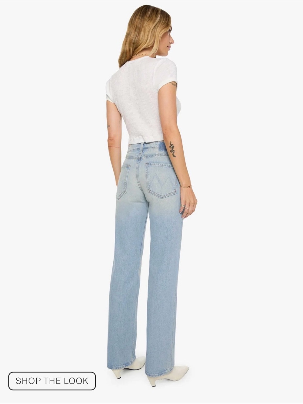 ❤️ Like New MOTHER The Reifler in Daydream sz27 💯 cotton rigid denim - Picture 15 of 16